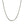 14k White Gold Diamond Cut Cable Link Chain (2.90 mm)