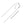 10k White Gold Adjustable Box Chain (0.85 mm)