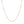 10k White Gold Adjustable Box Chain (0.85 mm)