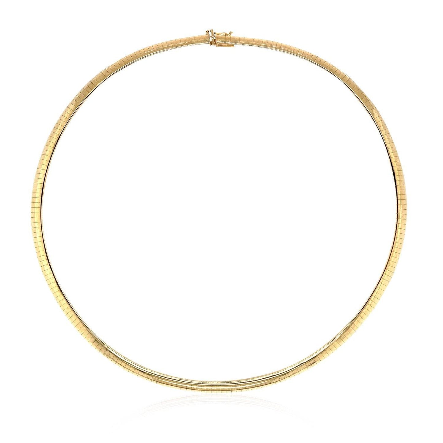 14k Yellow Gold Classic Omega Style Chain (6.00 mm)