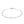 2.6mm 14k White Gold Figaro Anklet