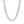Rhodium Plated Sterling Silver Curb Style Chain (7.90 mm)