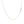 14k White Gold Oval Cable Link Chain (0.97 mm)
