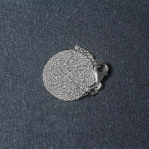 14k White Gold Oval Cable Link Chain (0.97 mm)