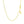 14k Yellow Gold Adjustable Rope Chain (0.95 mm)