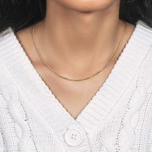 14k Yellow Gold Foxtail Chain (1.00 mm)