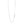 14k White Gold Adjustable Box Chain (0.60 mm)