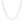 Sterling Silver Rhodium Plated Cable Chain (1.50 mm)