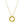 14K Yellow Gold Interlocking Large Trinity Necklace