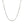 Rhodium Plated 2.2mm Sterling Silver Sparkle Style Chain (2.20 mm)