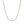 Rhodium Plated 2.2mm Sterling Silver Sparkle Style Chain (2.20 mm)