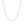 18k White Gold Cable Chain (1.10 mm)