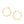 14k Yellow Gold Slender Hoop Earring with Diamond-Cut Finish (25mm Diameter)