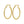 14k Yellow Gold Slender Hoop Earring with Diamond-Cut Finish (25mm Diameter)