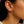 14k Yellow Gold Slender Hoop Earring with Diamond-Cut Finish (25mm Diameter)
