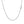 14k White Gold Diamond Cut Round Wheat Chain (1.20 mm)