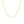 14k Yellow Gold Round Wheat Chain (1.00 mm)