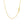 14k Yellow Gold Round Wheat Chain (1.00 mm)