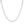 14k White Gold Solid Figaro Chain (3.80 mm)