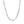 14k White Gold Solid Figaro Chain (3.80 mm)