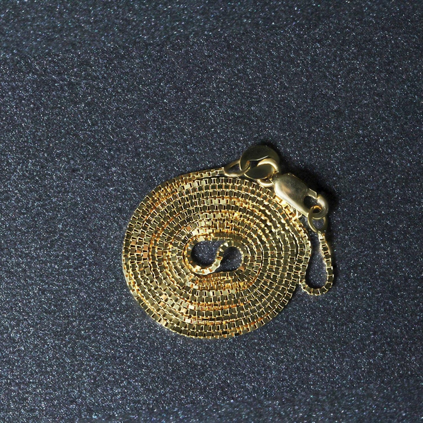 14k Yellow Gold Classic Box Chain (0.68 mm)