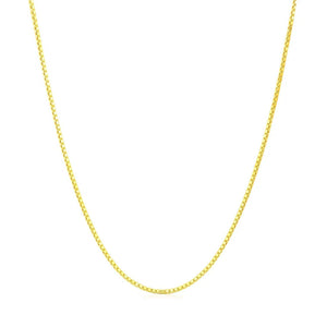 14k Yellow Gold Octagonal Box Chain (1.00 mm)