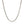Rhodium Plated 2.5mm Sterling Silver Popcorn Style Chain (2.50 mm)