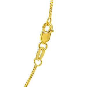 14k Yellow Gold Classic Box Chain (0.85 mm)