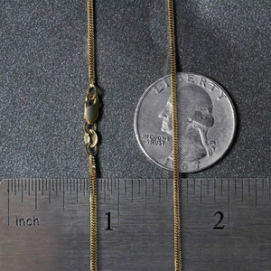 14k Yellow Gold Milano Chain (1.10 mm)