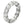 Round Cut Lab Grown Diamond Eternity Ring in 14k White Gold (5 cttw FG/VS2)