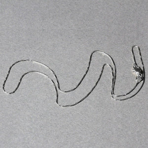 18k White Gold Box Chain 0.6mm (0.60 mm)