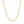 14k Yellow Gold Solid Diamond Cut Rope Chain (2.50 mm)