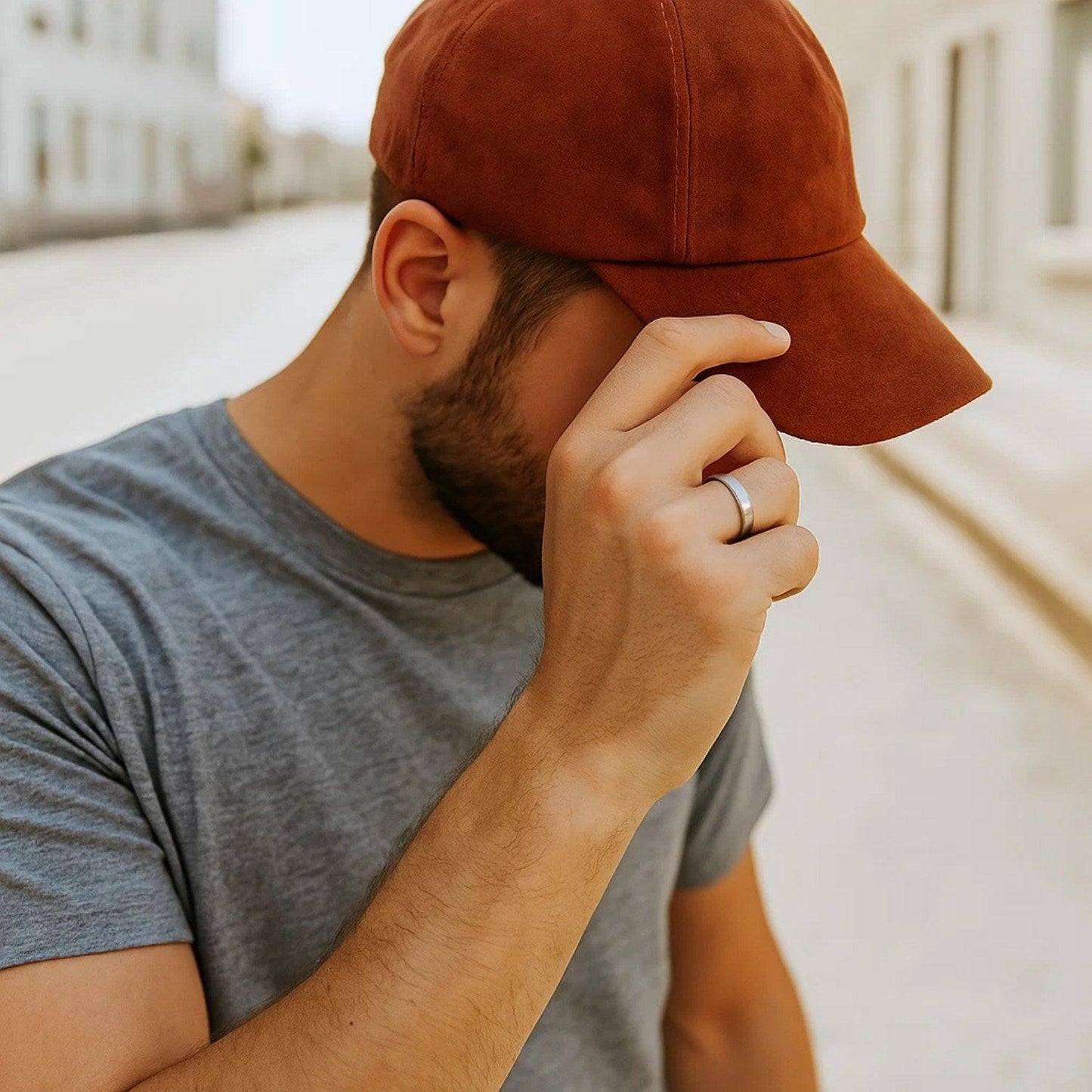 14k White Gold Comfort Fit Wedding Band(5.00 mm)