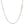 Rhodium Plated 1.3mm Sterling Silver Snake Style Chain (1.30 mm)
