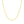 14k Yellow Gold Diamond-Cut Alternating Bead Chain (1.10 mm)