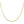 14k Yellow Gold French Cable Link Chain (2.50 mm)