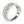 Diamond Studded Square Motif Ring in 14k White Gold (1/2 cttw)