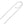 14k White Gold Adjustable Popcorn Chain (1.00 mm)