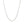 14k White Gold Adjustable Popcorn Chain (1.00 mm)