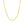 14k Yellow Gold Diamond Cut Cable Link Chain (2.20 mm)