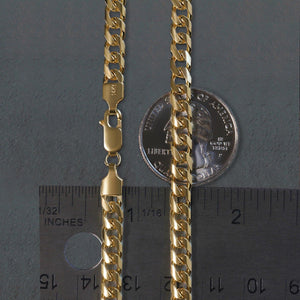 14k Yellow Gold Lite Figaro Chain (6.60 mm)
