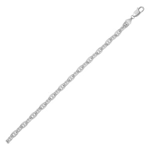 Sterling Silver Anchor Chain Bracelet (6.40 mm)