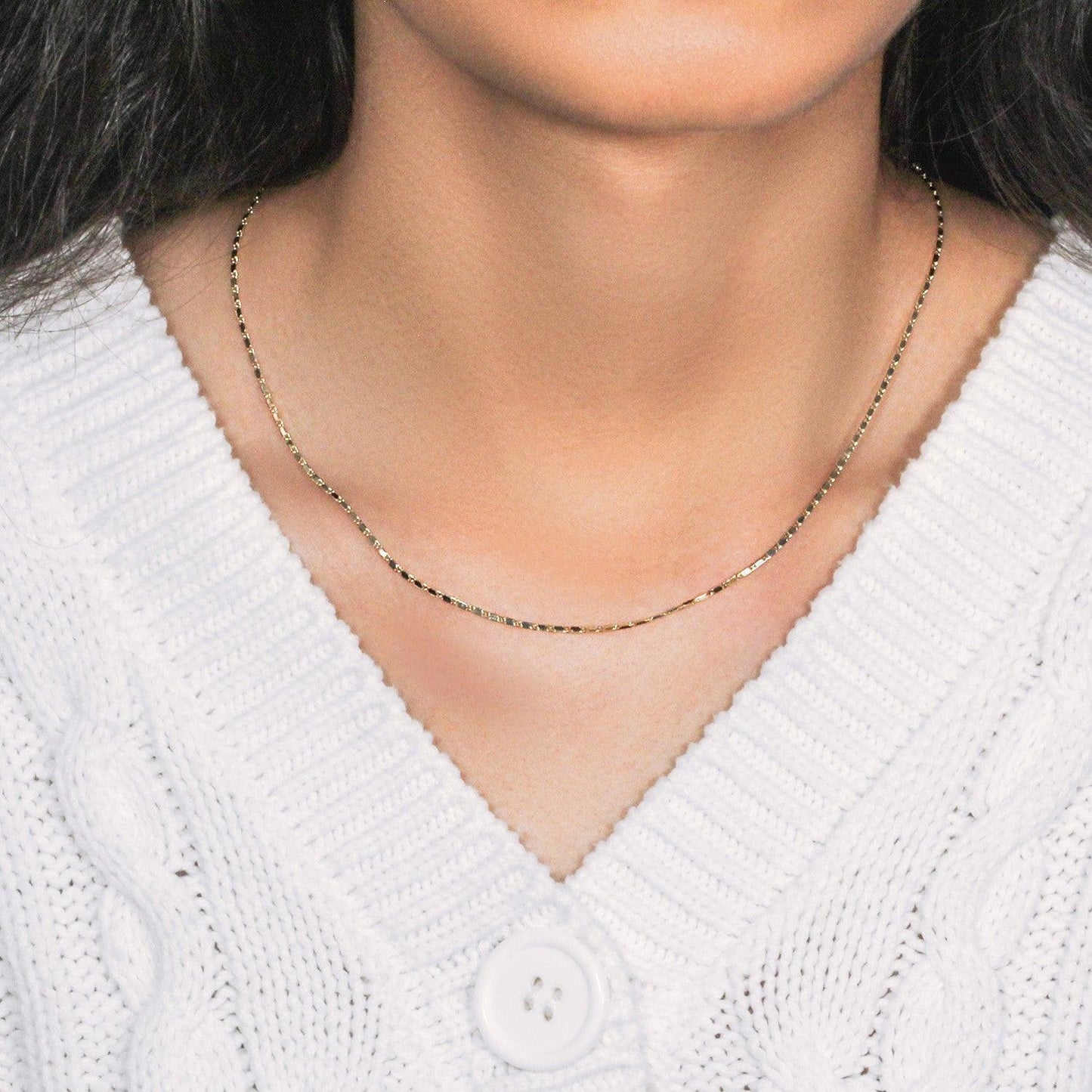 14k Yellow Gold Lumina Pendant Chain (1.00 mm)