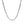 14k White Gold Heart Chain (3.00 mm)