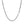 14k White Gold Heart Chain (3.00 mm)
