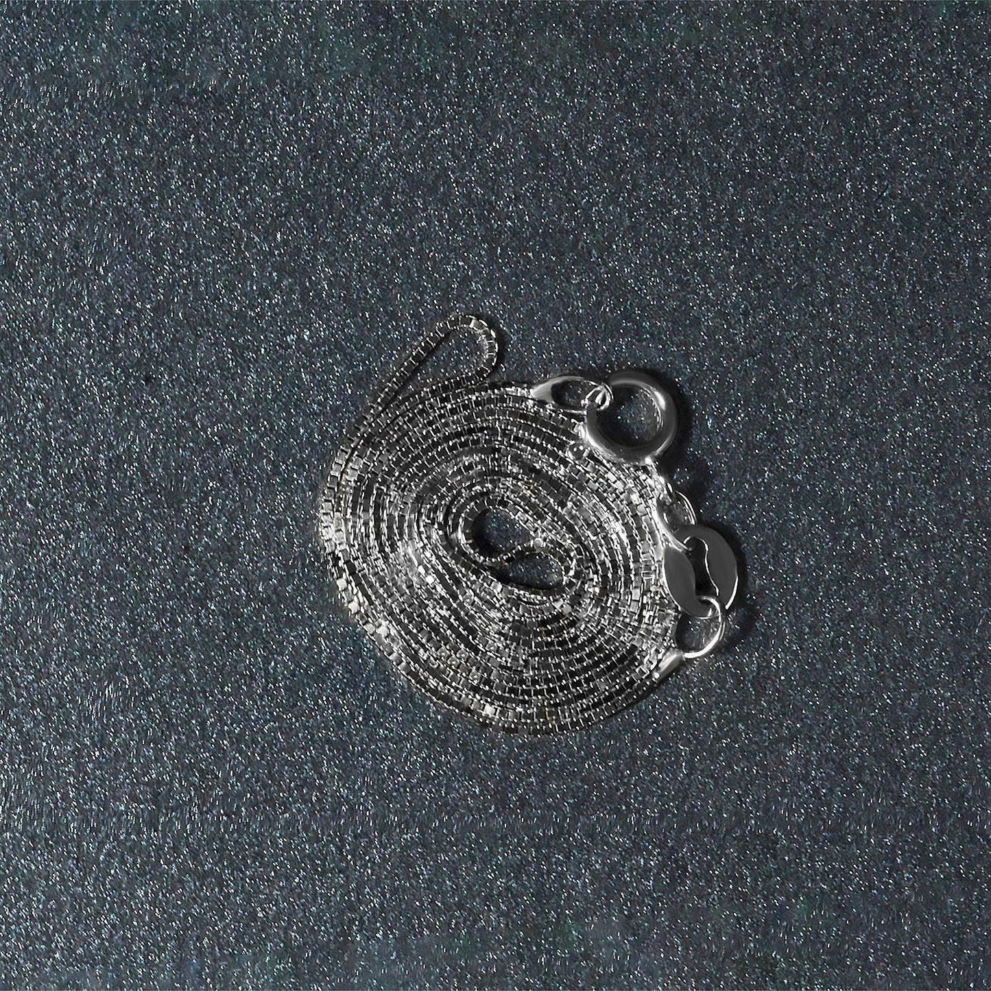 10k White Gold Classic Box Chain (0.60 mm)