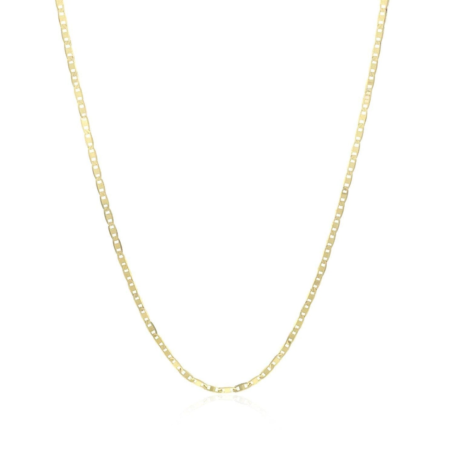 14k Yellow Gold Mariner Link Chain (1.20 mm)