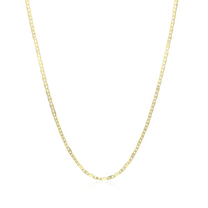 14k Yellow Gold Mariner Link Chain (1.20 mm)