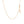 14k Rose Gold Adjustable Cable Chain (1.10 mm)