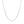 14k White Gold Octagonal Box Chain (1.00 mm)